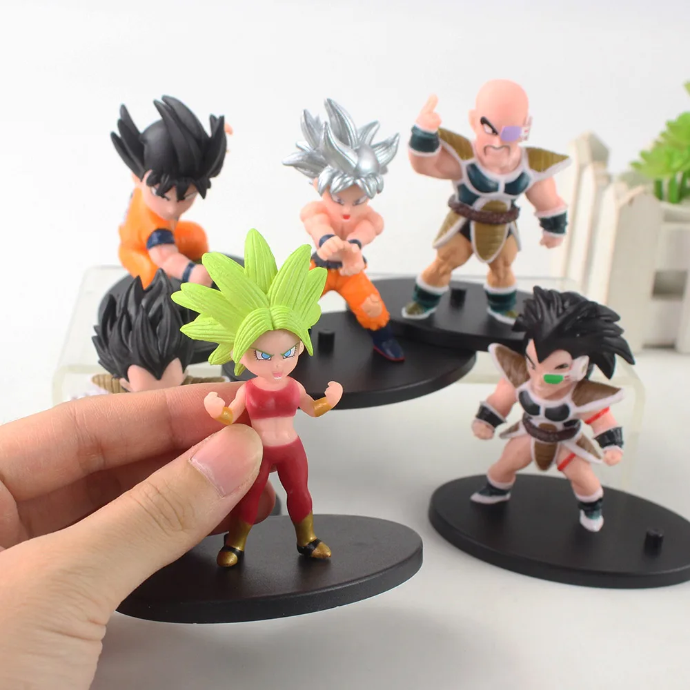 Фигурка героя аниме Dragon Ball Z 6 шт./компл. фигурка Сон Гоку Вегета IV наппа радитц