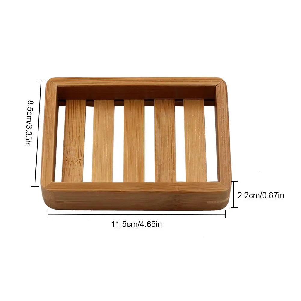 Ящик для мыла ванной комнаты простой деревянный поднос антидеформационный