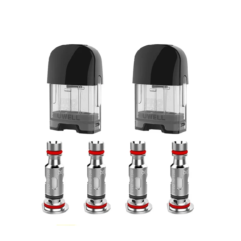 

Original Uwell Caliburn G Pod 2ml Vape Cartridge 0.8/1.0 ohm UN2 Meshed-H Coil for Caliburn G Pod / KOKO Prime Vape Pen Kit