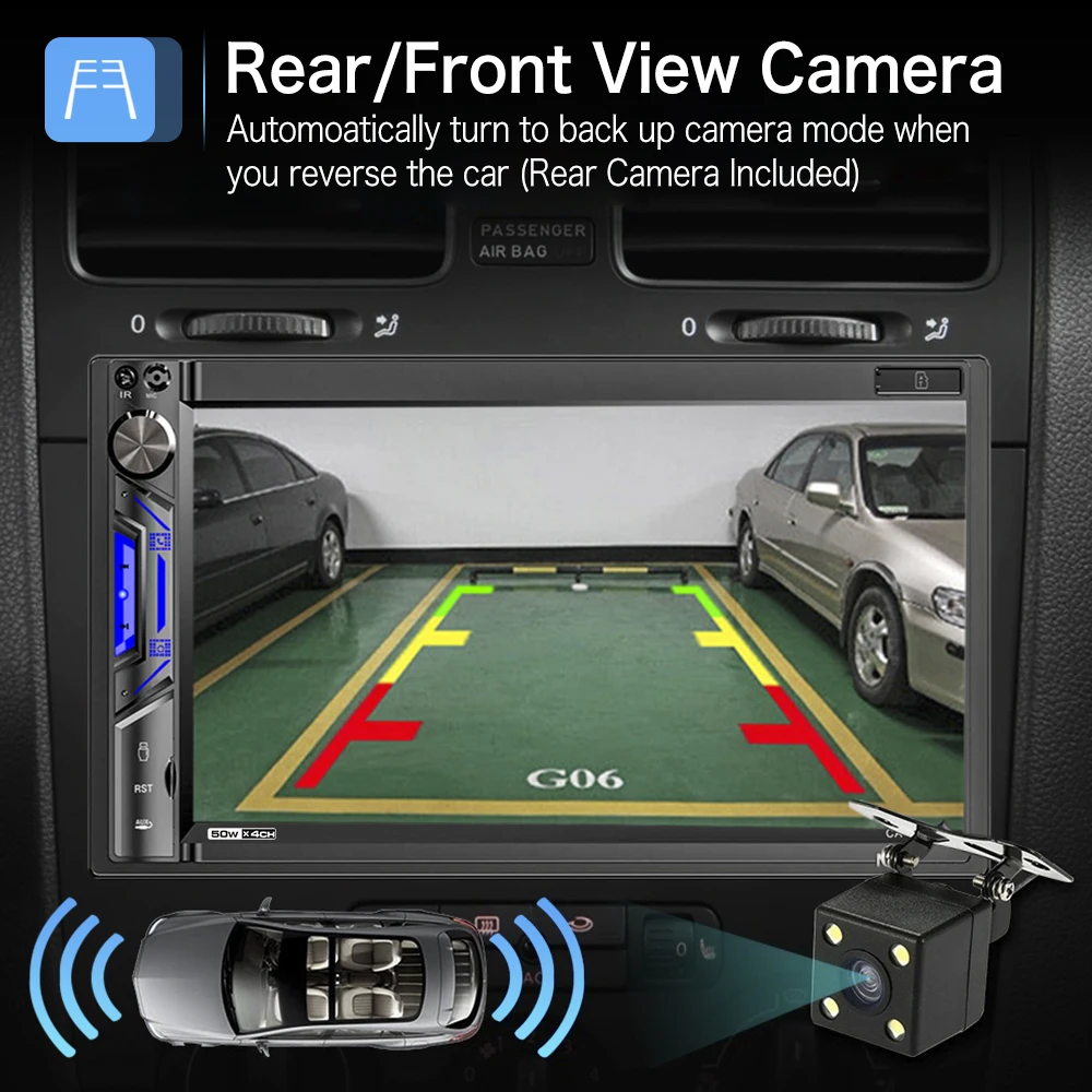 $54.10 GRANDnavi 2din Android Car Radio GPS Multimedia Video Player Navigation 2din Touch Screen Autoradio 7” For Toyota Nissan Hyundai