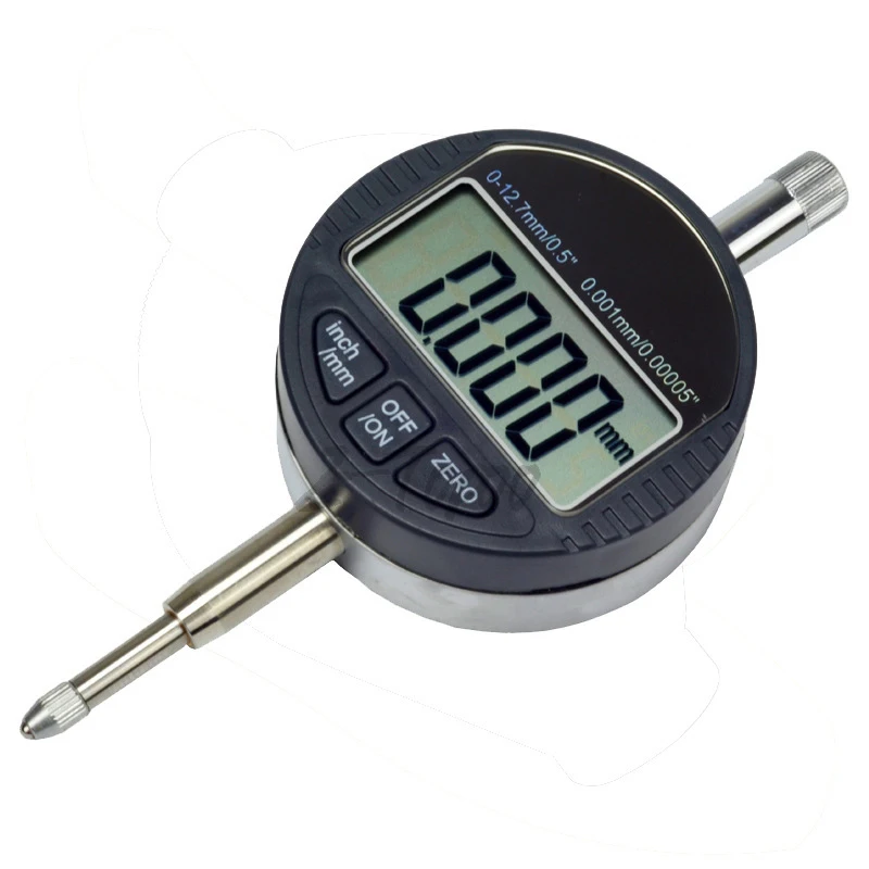 

Digital Dial Indicator 0-12.7mm/0.5'' 0.01 With Mini Magnetic Base Holder Gauge Caliper Measuring Tools