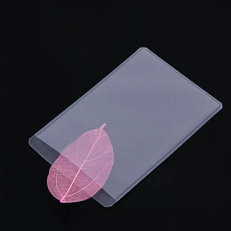 10Pcs Soft Clear Plastic Card Sleeves Protectors for ID Cards Band etc. | Дом и сад