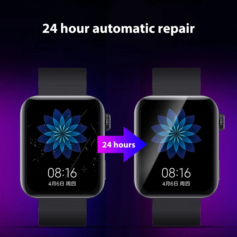 1/2, 5 шт. в партии, мягкие ТПУ Экран Защитная пленка для Xiao-mi Huami Amazfit Bip Смарт-часы