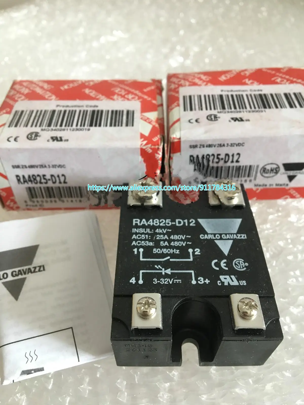 

100% Новый оригинальный Карло реле RA4825-D12 RA4850-D12 RA4890-D12