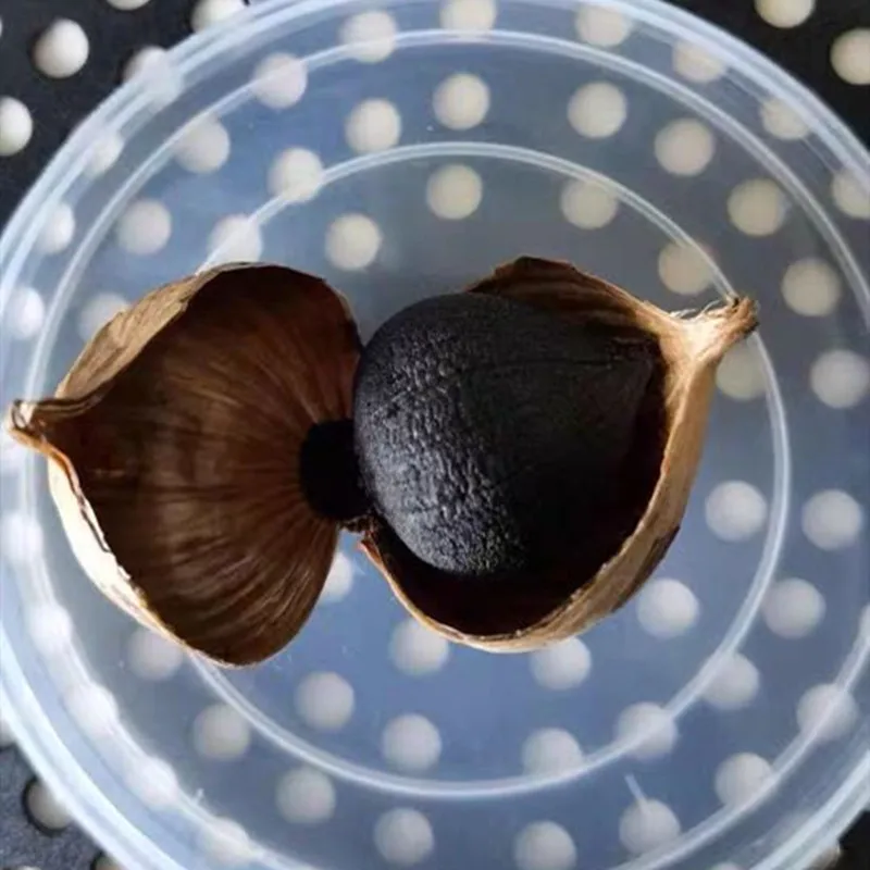 Высококачественный органический черный чеснок ферментированный 500 г в течение 90