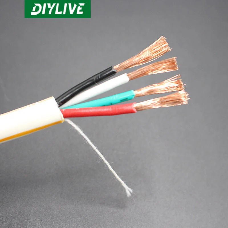 DIYLIVE 8 м Hi-Fi Монстр S14-4R-CL четырех ядерный из меди без примеси кислорода основные