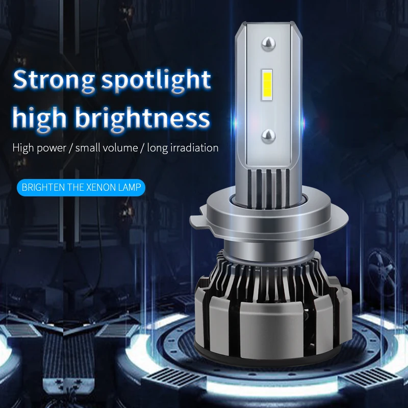 2x автомобильная светодиодная лампа для фары Противотуманные H11 9006 HB4 9005 HB3 H4 H7 H1