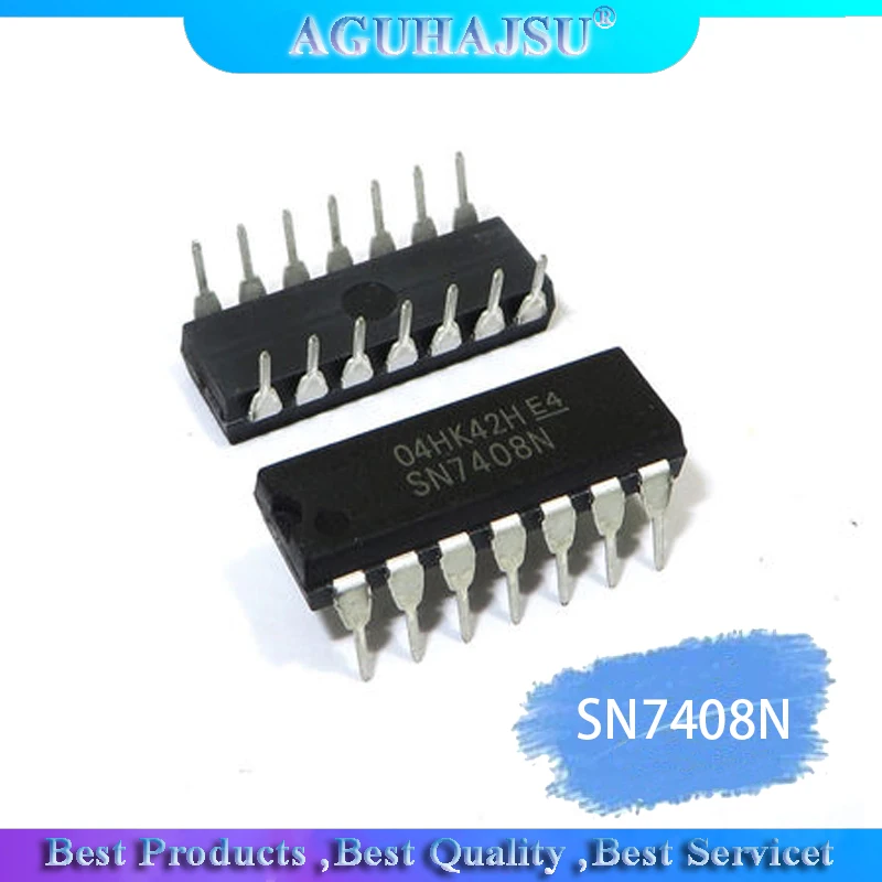 5 шт. 7408 SN7408N DIP14 DIP IC новый оригинал в наличии | Электронные компоненты и