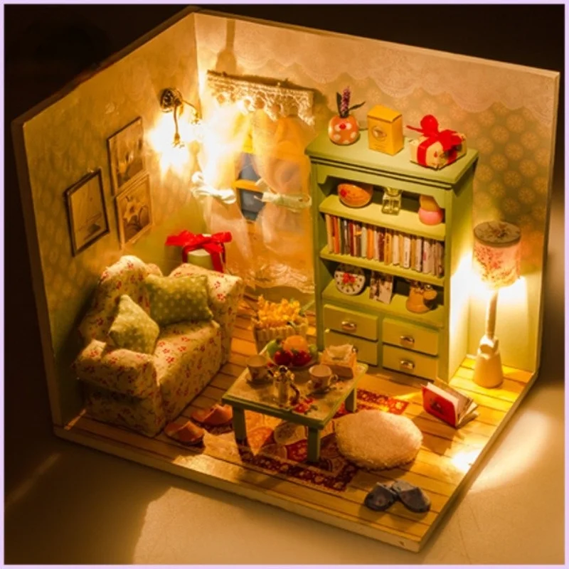 

Мебель для кукольного домика с бесплатным пылезащитным чехлом аксессуары миниатюрный кукольный домик игрушки подарки на день рождения