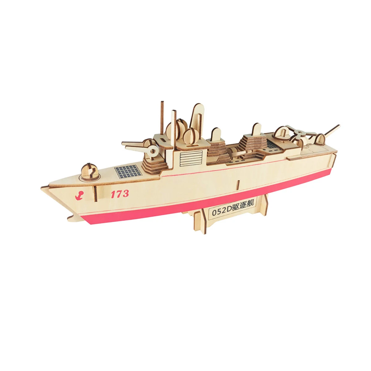 

Creative DIY 3D Puzzle Battleship Series Wooden Puzzle Game Assembly Toy Children Educational Toy Model for Kids Adult