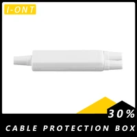 50pcs drop cable protection box optical fiber protection box heat shrink tubing to protect fiber splice tray 1 into 2 out