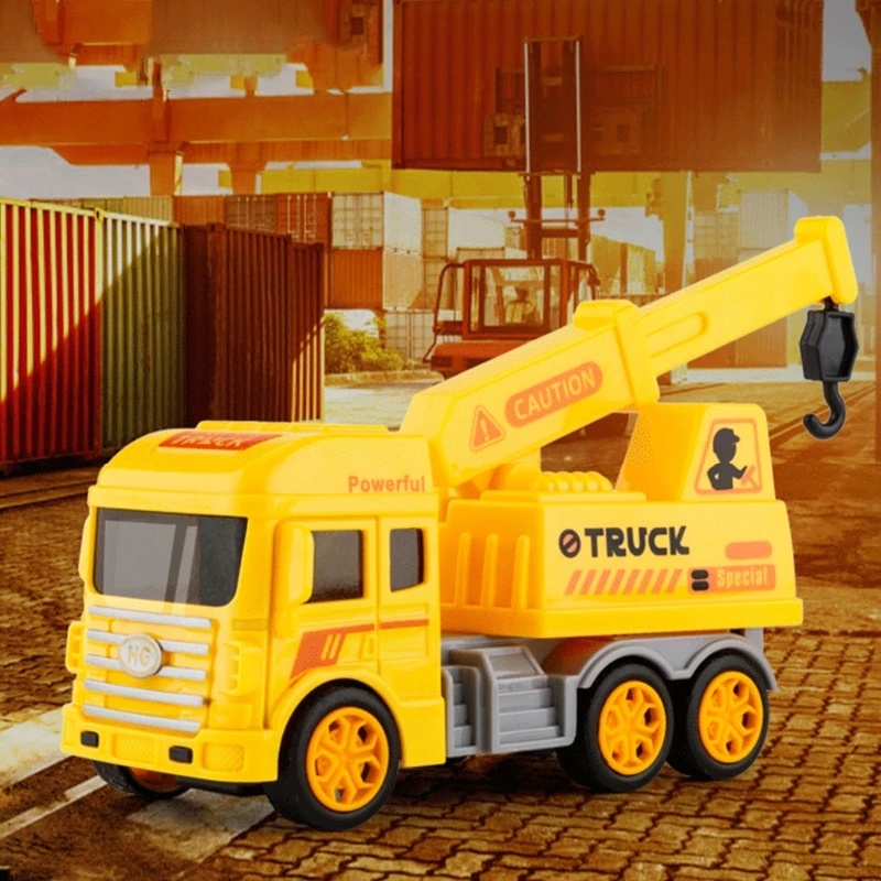 

C5AA Mini Inertial Engineering Vehicle Pull Back Stunt Car Model Kids Children Early Educational Toys Gift