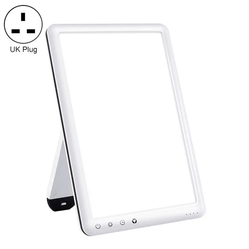 

US/EU/UK Plug LED Lamp Stepless Dimming Phototherapy Bionic Solar Light Touch Therapy Light Happy Lamp