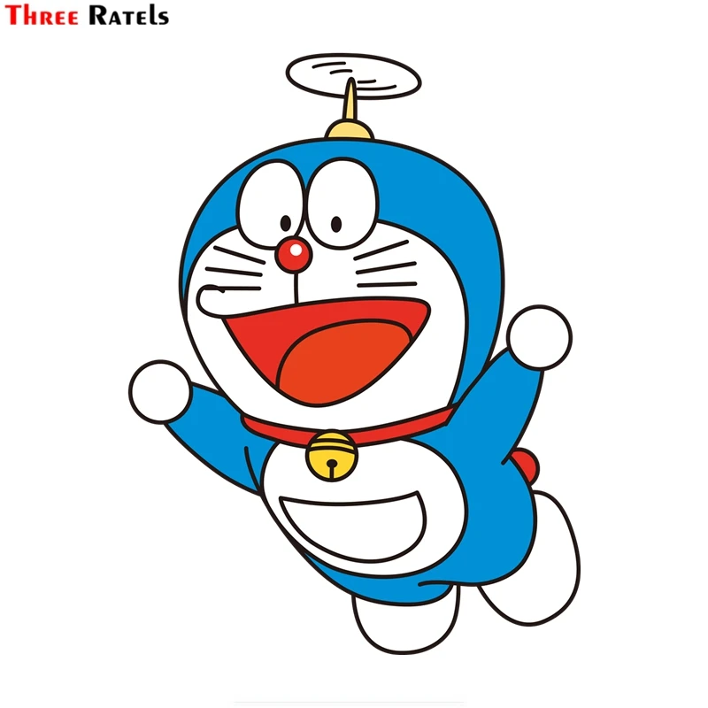 Наклейка Three Ratels FTC 840 #14x16 см для ноутбука Doraemon|Наклейки на автомобиль| |