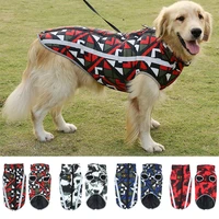 warm winter chest harness for dogs fashion windproof reflective srip harnesses vest irregular geometry pets chests clothes