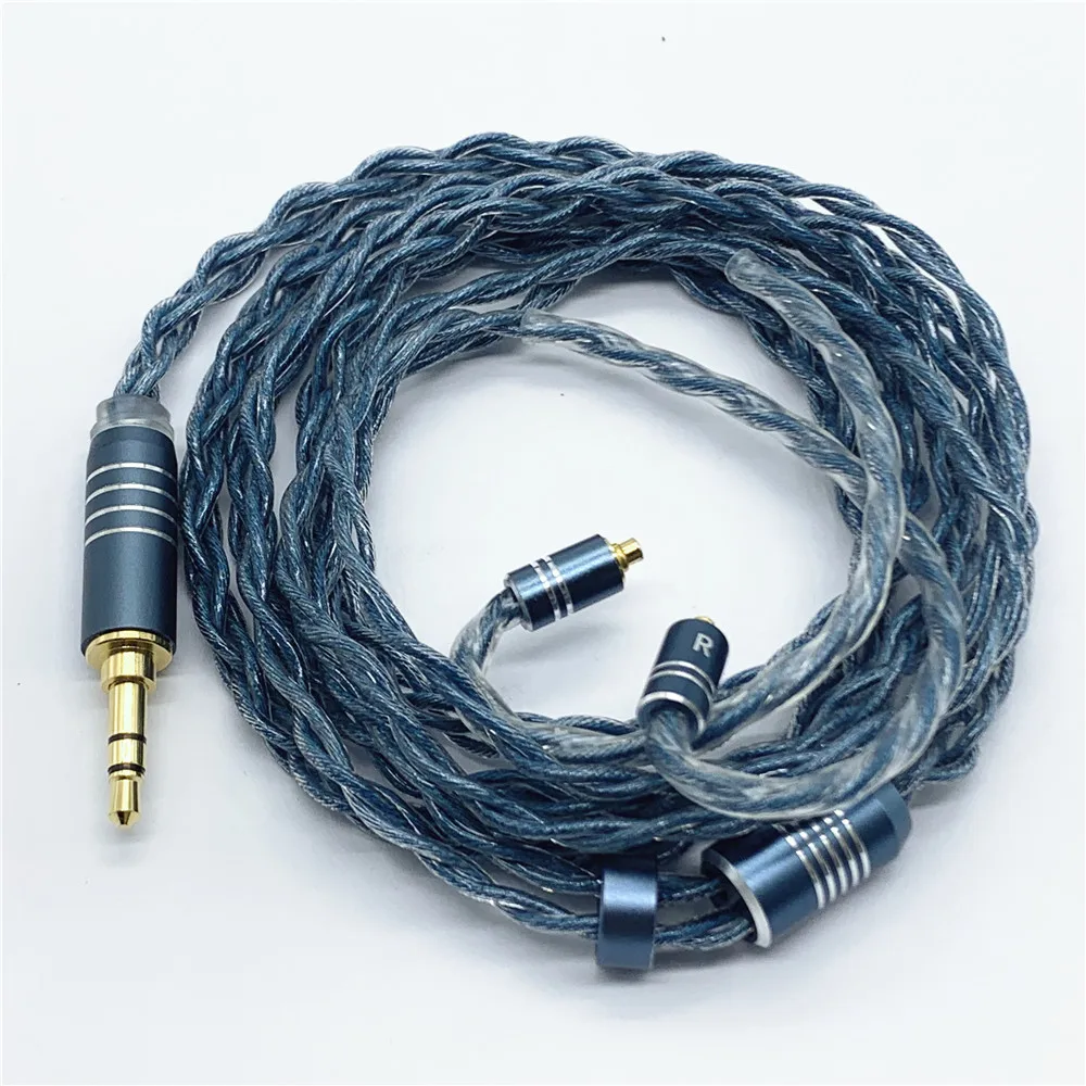 7n однокристальный медный посеребренный Улучшенный кабель для наушников 4 share im50