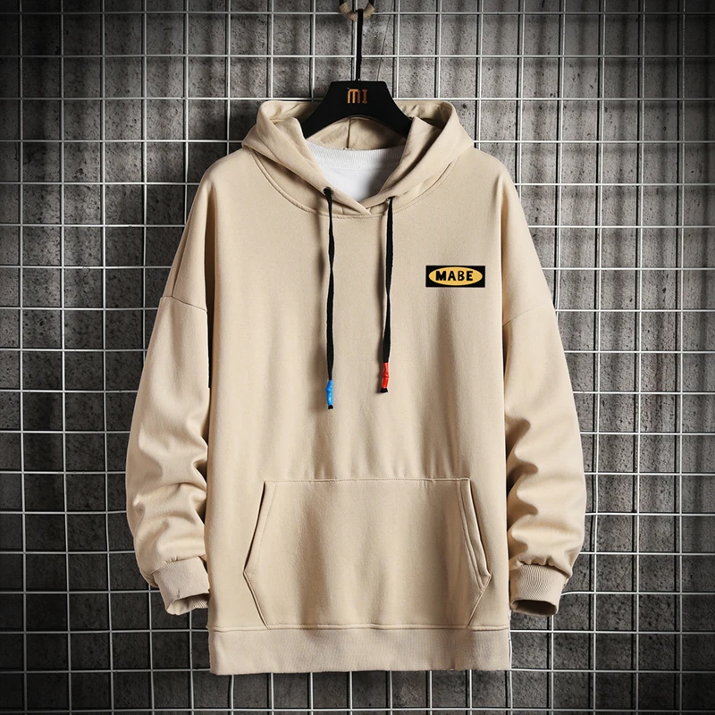 

Mens Oversize Sweatshirt 2020 Winter Thick Fleece Warm Casual Sweatshirt Male Fashion Printed Sweatshirts Black Hoodie For Men