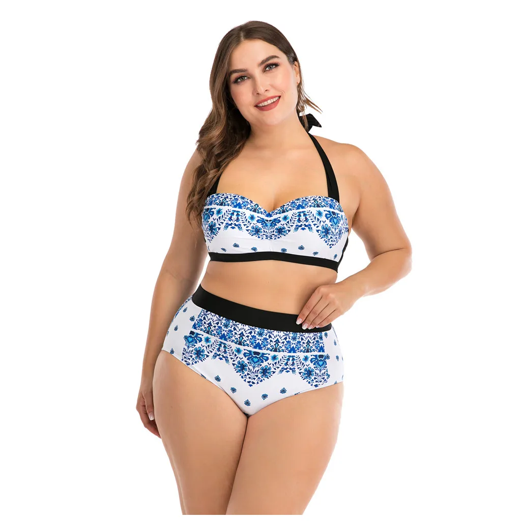Женский купальник сексуальное бикини микро плюс размер бандаж с принтом