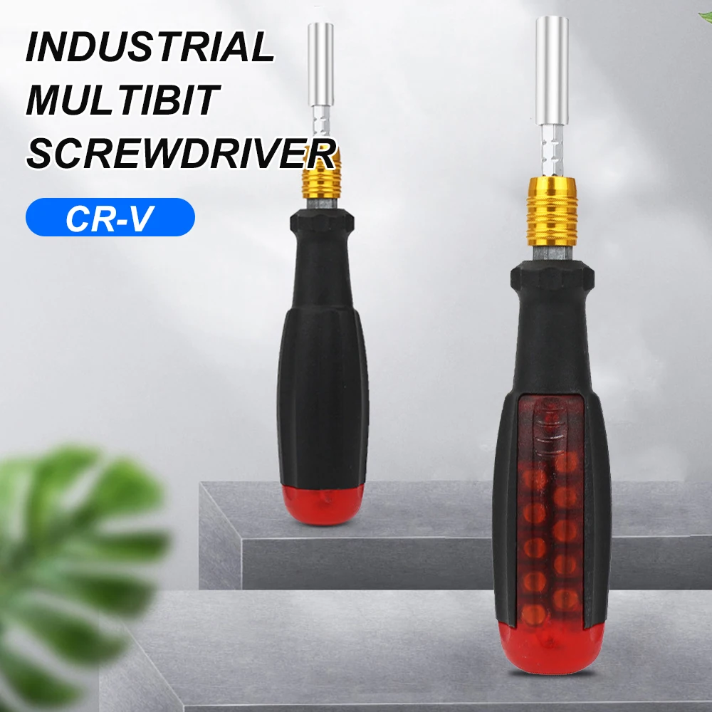 

KKmoon 11-in-1 Portable Multibit Screwdrivers Telescoping CR-V Magnetic Screwdriver Multitool Screwdriver Set