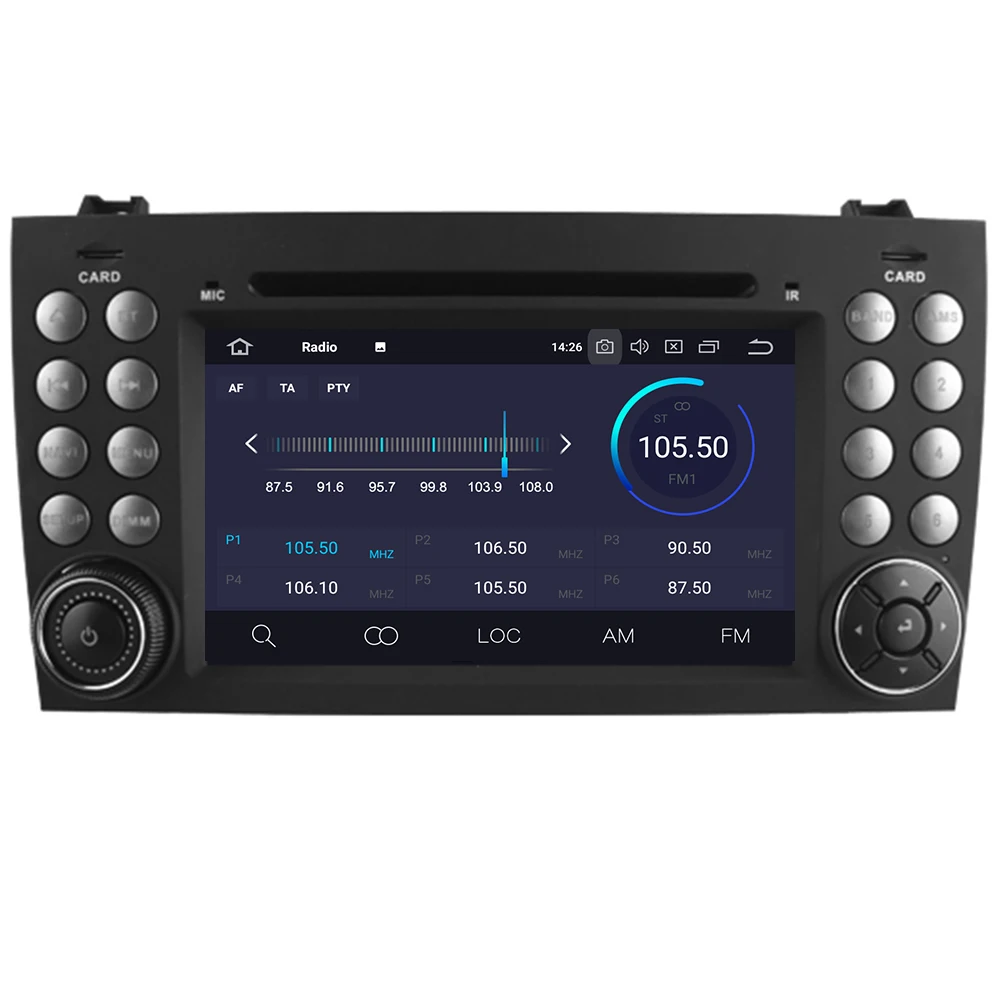 В наличии! Лучший PX5 Android 10 IPS автомобильный DVD для Benz R171 W171 SLK SLK200 4 Гб RAM + 32 8 Octa Core