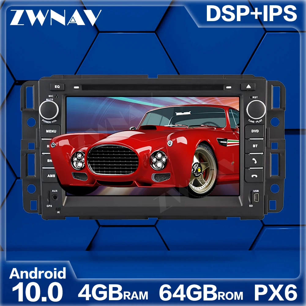 

PX6 4G + 64 ГБ Android 10,0 автомобильный мультимедийный плеер для HUMMER H3 2006 2007 2009 Автомобильный GPS радио navi Стерео IPS сенсорный экран головное устройст...