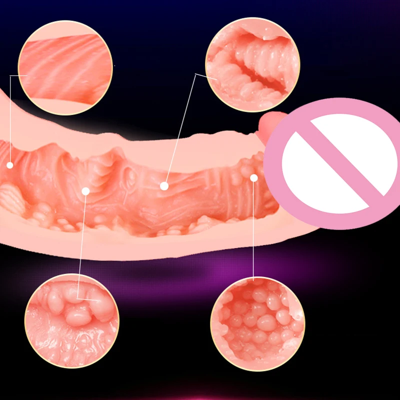 Реалистичный фаллоимитатор унисекс для мастурбации Пенис с длинным рукавом