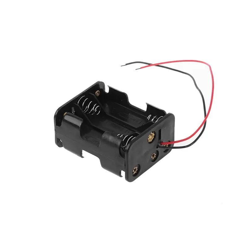 MasterFire 20 шт./лот 6X1 5 в AA Back to зажим держатель батареи с проводным выводом 9 6 слотов