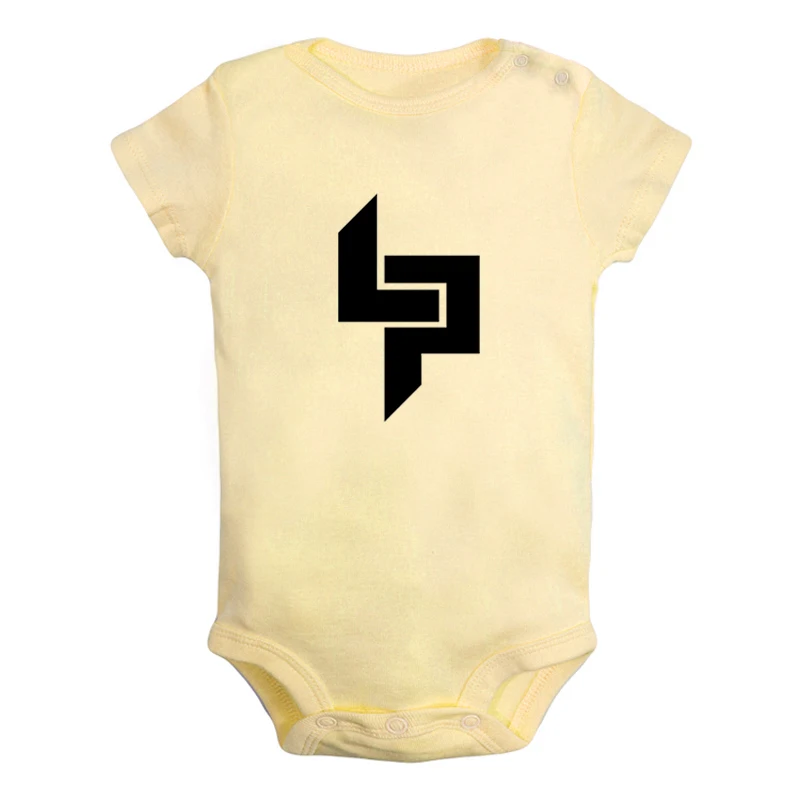 JcBaby2150YD Забавные популярные комплекты одежды для новорожденных мальчиков и девочек в стиле Linkin Park Symbol LP; комбинезон с принтом; боди для младенцев; комплекты одежды из хлопка - Цвет: JcBaby2150YD