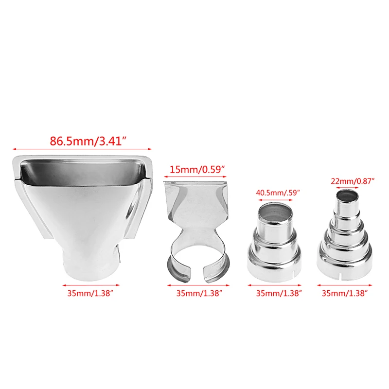 

4Pcs Heat Gun Air Nozzles Electric Kit Accessories Industrial Tools Shrink Wrap Au22 19 Dropship