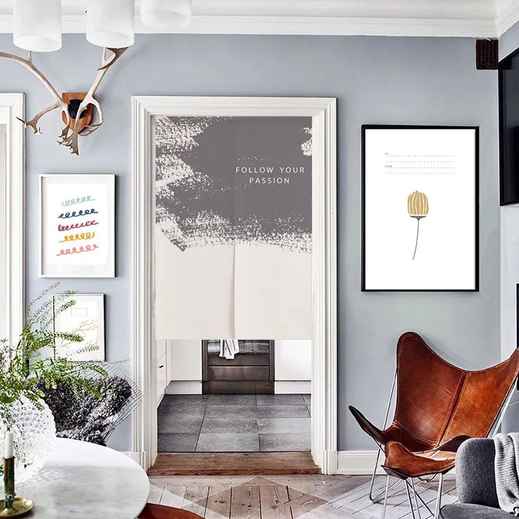 Дверной занавес с акварелью домашний входной аксессуары украшение для спальни