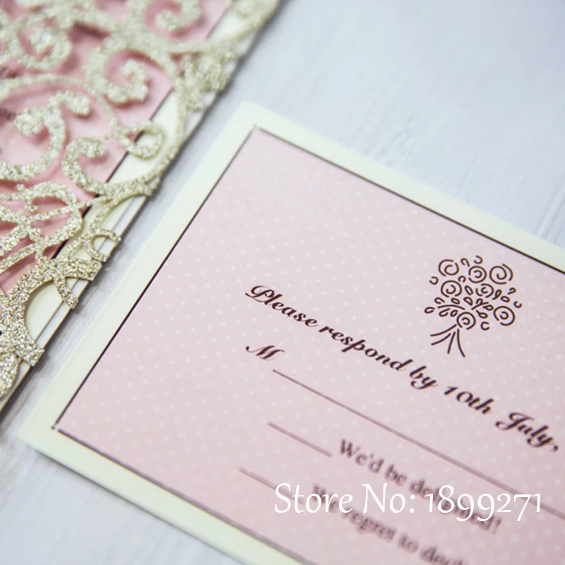 Paper laser cut free sample wedding invitation card factory printing 2017 | Дом и сад