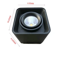 Dimmable Surface Mounted LED COB Downlight 15W 20W LED Lamp AC85V-265V Ceiling Spot Light WhiteWarm White
