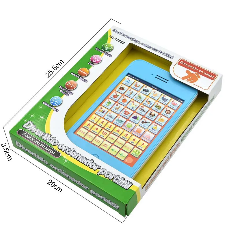 Обучающий стол на испанском языке многофункциональная настольная обучающая