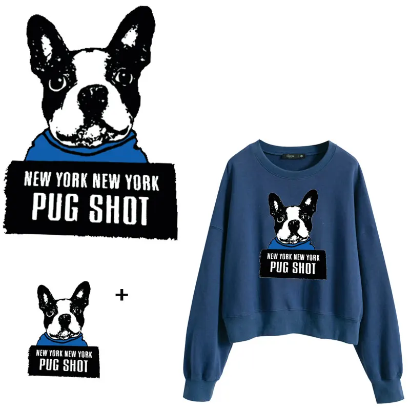 

Husky Dog Thermal Patches on Clothing Thermocollants T-shirt Diy Decoration Printing Iron on A-level Patch for Clothing Washable