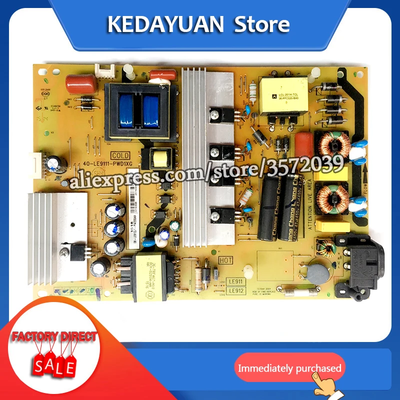 Бесплатная доставка 100% тест для TCL L43E5800A UD плата питания 40 LE9111 PWD1XG|Органайзеры