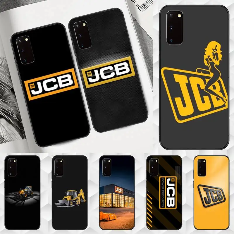 

Jcb excavator DIY Luxury Phone Case TPU for Samsung Galaxy J2 J4 J5 J6 J7 J8 Note 5 7 8 9 10 20 2018 soft cover coque