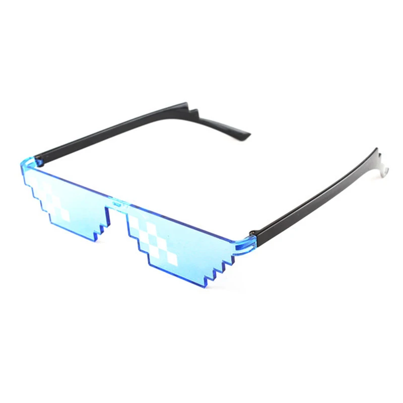 Mosaic Sunglasses Trick Toy Thug Life Glasses Deal With It Pixel Women Men Black Funny toy | Игрушки и хобби