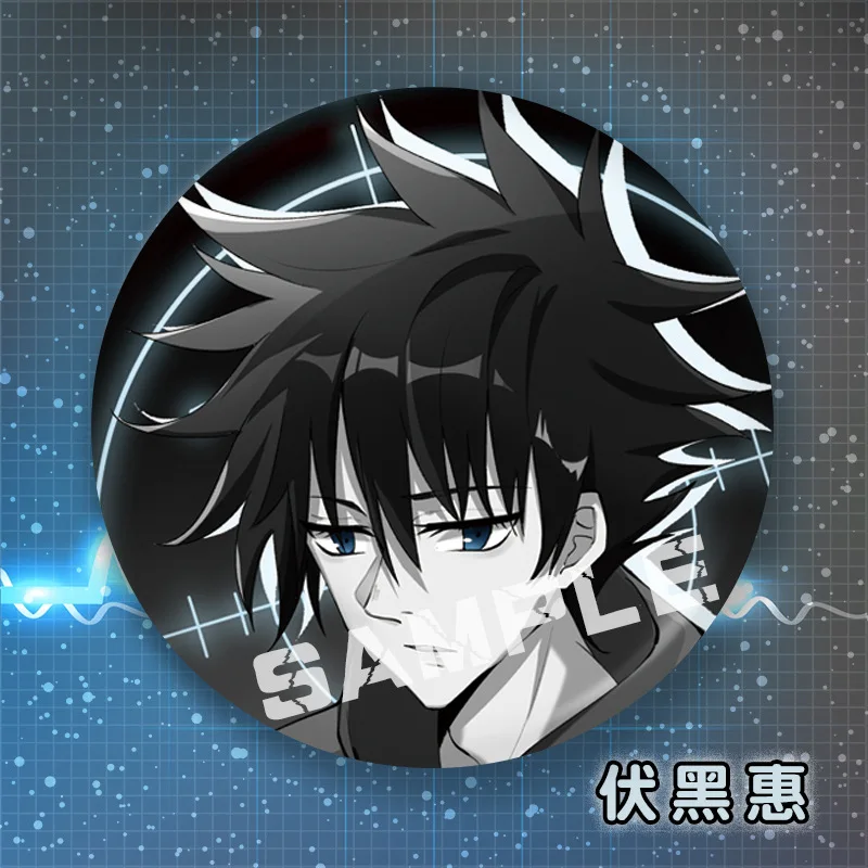 

Cartoon Anime Jujutsu Kaisen Brooches Kugisaki Nobara Itadori Yuji Gojo Satoru Brooch Men's and women's dress Badges