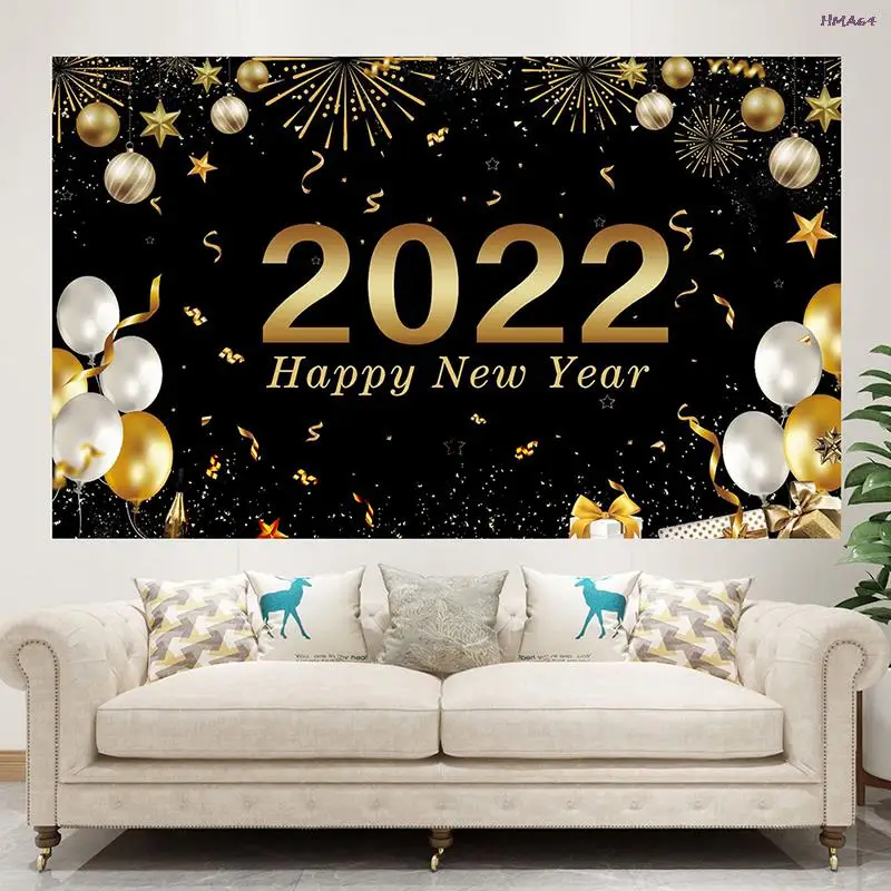 

2022 Backdrops for Photography Merry Christmas Eve Celebration Poster Banner