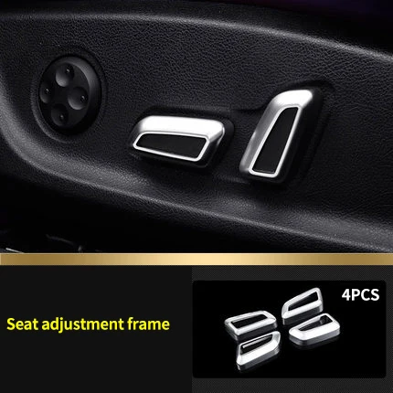 4 шт. хромированная рамка из нержавеющей стали для AUDI A4L 2017 2018 | Автомобили и