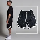 Новинка, популярные мужские повседневные шорты Richkeda, быстросохнущие модные тренировочные брюки для бега, фитнеса, баскетбола