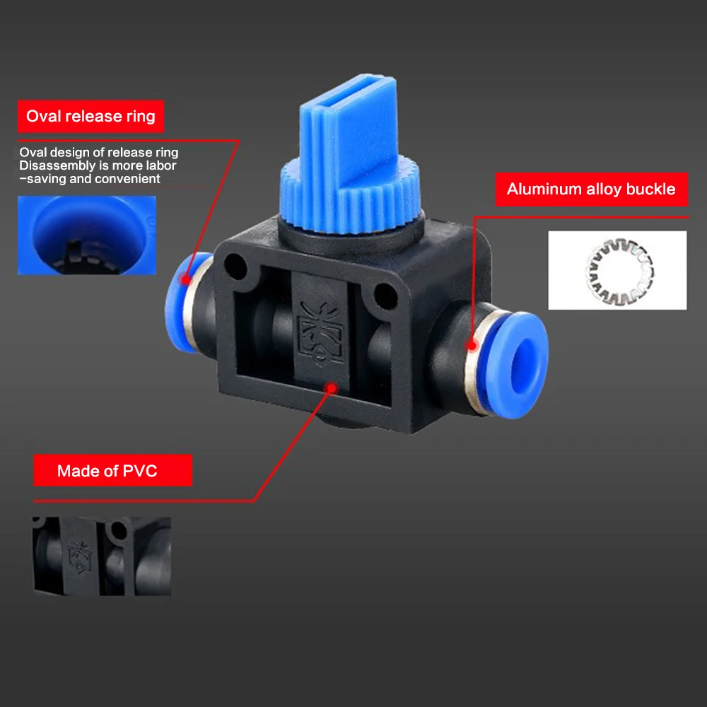 Пневматические фитинги быстроразъемный пластиковый контроллер скорости