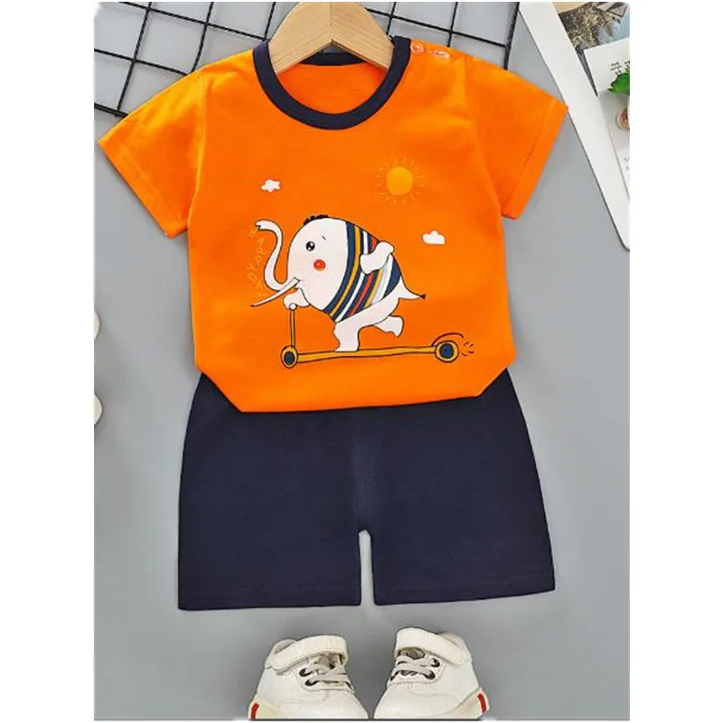 2021 летние комплекты детской одежды мультяшное нижнее белье для новорожденных