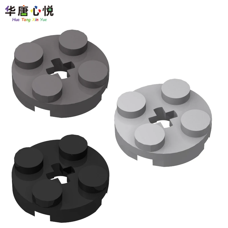

MOC 4032 High-Tech2x2 Round Plate Normal Board Accessory Set 20PCS Brick Building Blocks DIY Educational Toy Children Assemblage