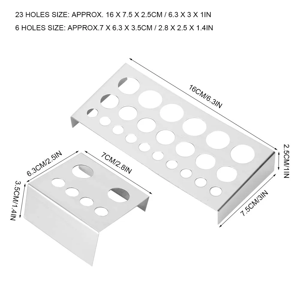 6 + 23 Отверстия пигмент контейнер стенд тату чернила подстаканник аксессуары для
