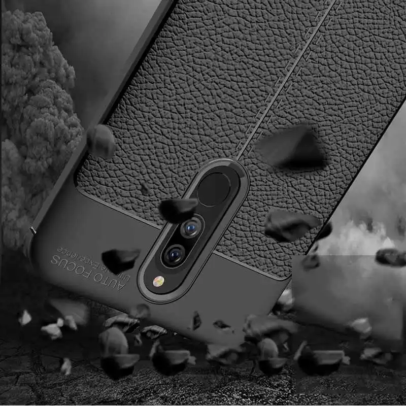 Ударопрочный чехол Mokoemi с личи мягкий 6 2 дюйма для Xiaomi Redmi 8 мобильного телефона |