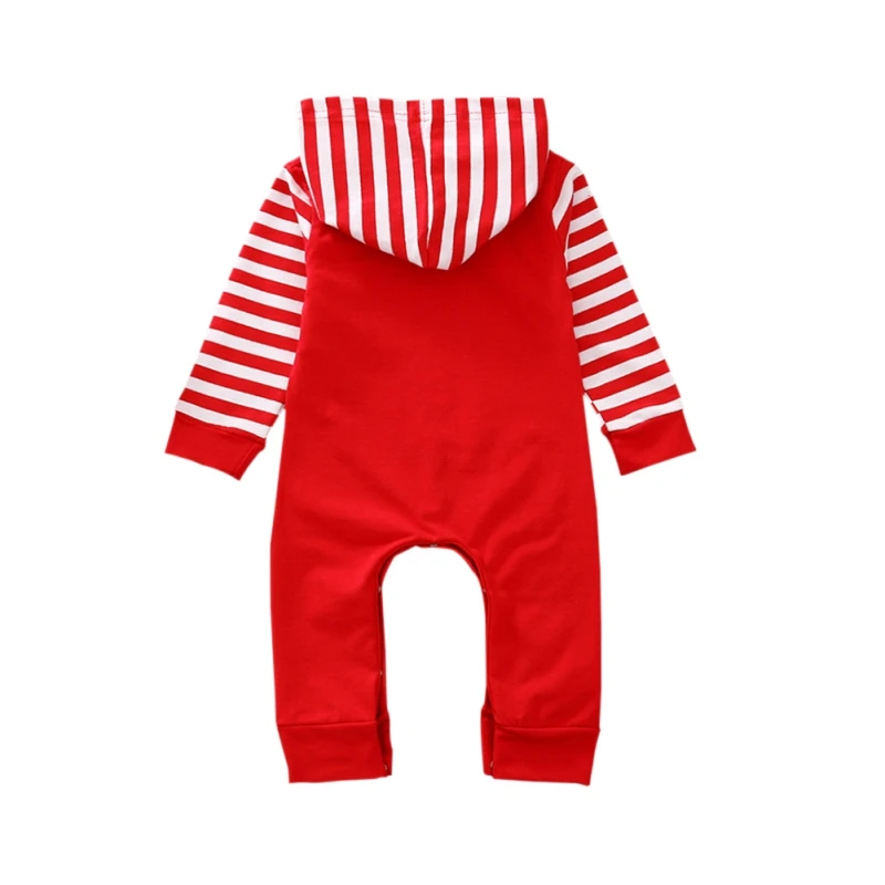 Winter Newborn Fleece Rompers Baby Clothing Girls Hoodie Fluffy Boys Clothes Toddler Warm Sleepwear Christmas