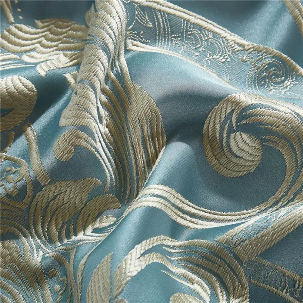 Роскошный Египетский хлопок золотой комплект постельного белья 4 шт. вышитый