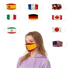 Испания национальный маска с флагом Регулируемый Страна Печать маска для полости рта унисекс пыле уход за кожей лица Coverr защитный рот шапки Mascarillas