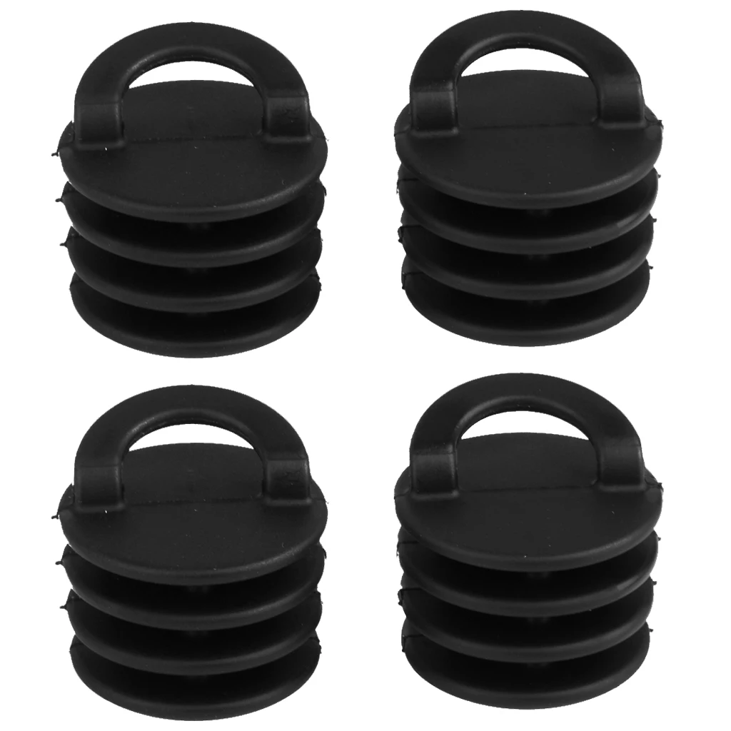 

Pack 8 Marine Boat Drain Plugs - Kayak Accessories - Lightweight & Functional